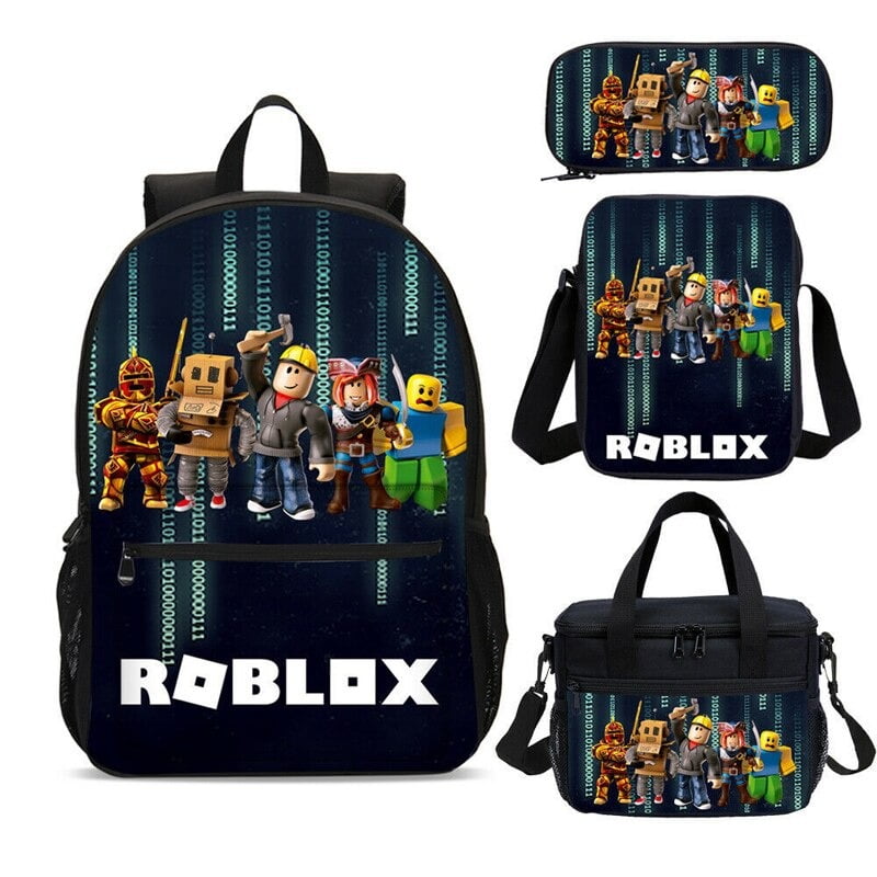 Roblox School Bag Set, Set Mochila Roblox, Roblox Backpacks