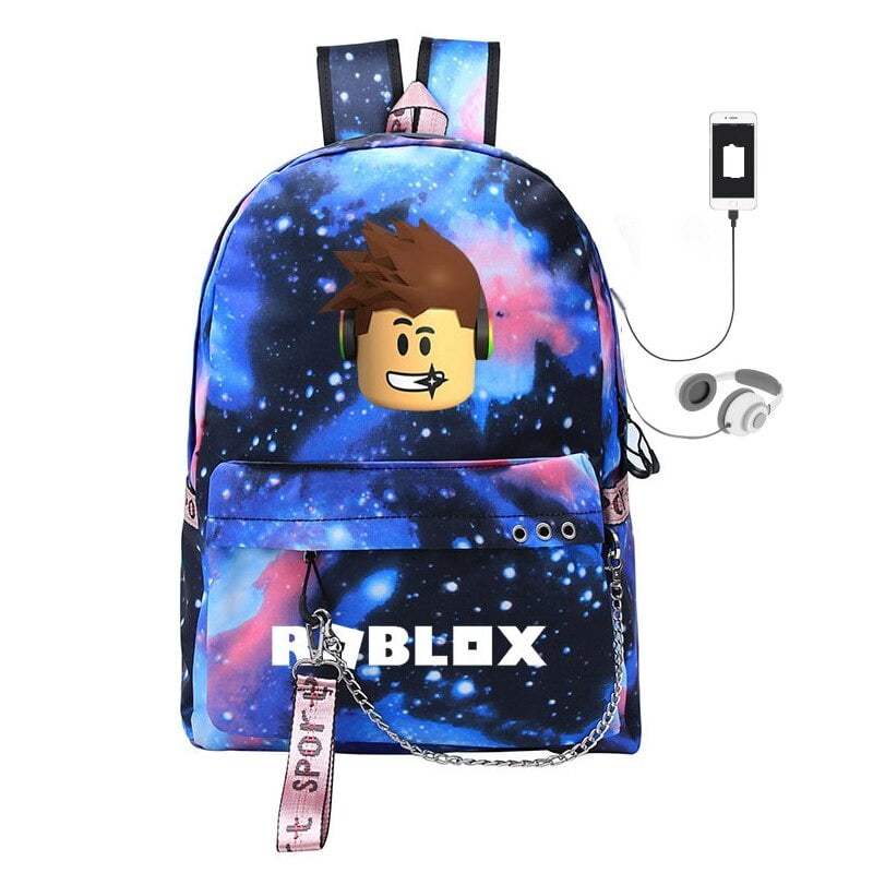 Mochila Roblox infantil para meninos e meninas 5 a 13 anos