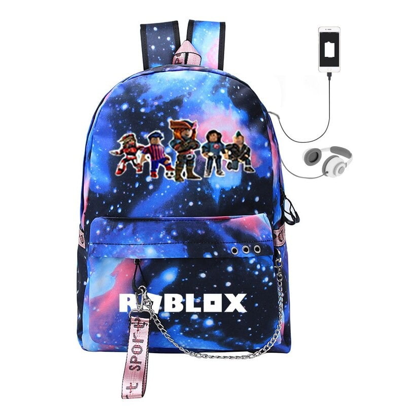 Mochila Escolar Passeio Infantil Juvenil Feminina Roblox em