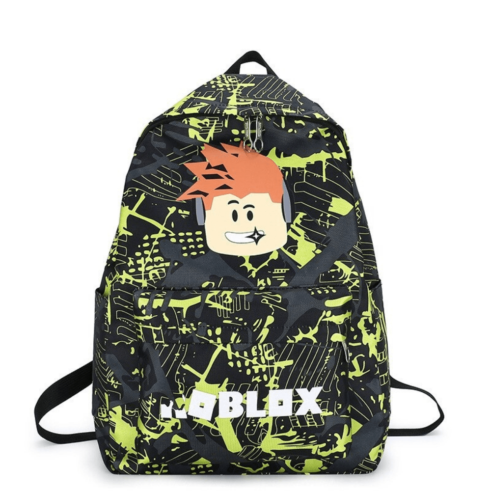 Mochila Infantil Masculina Preta Roblox Juvenil Costa Grande - Chic Outlet  - Economize com estilo!