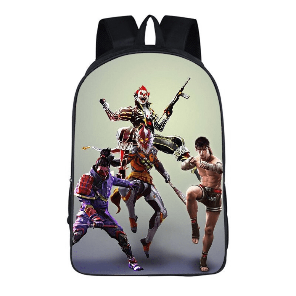 Mochila Escolar Masculino e Feminino Free Fire