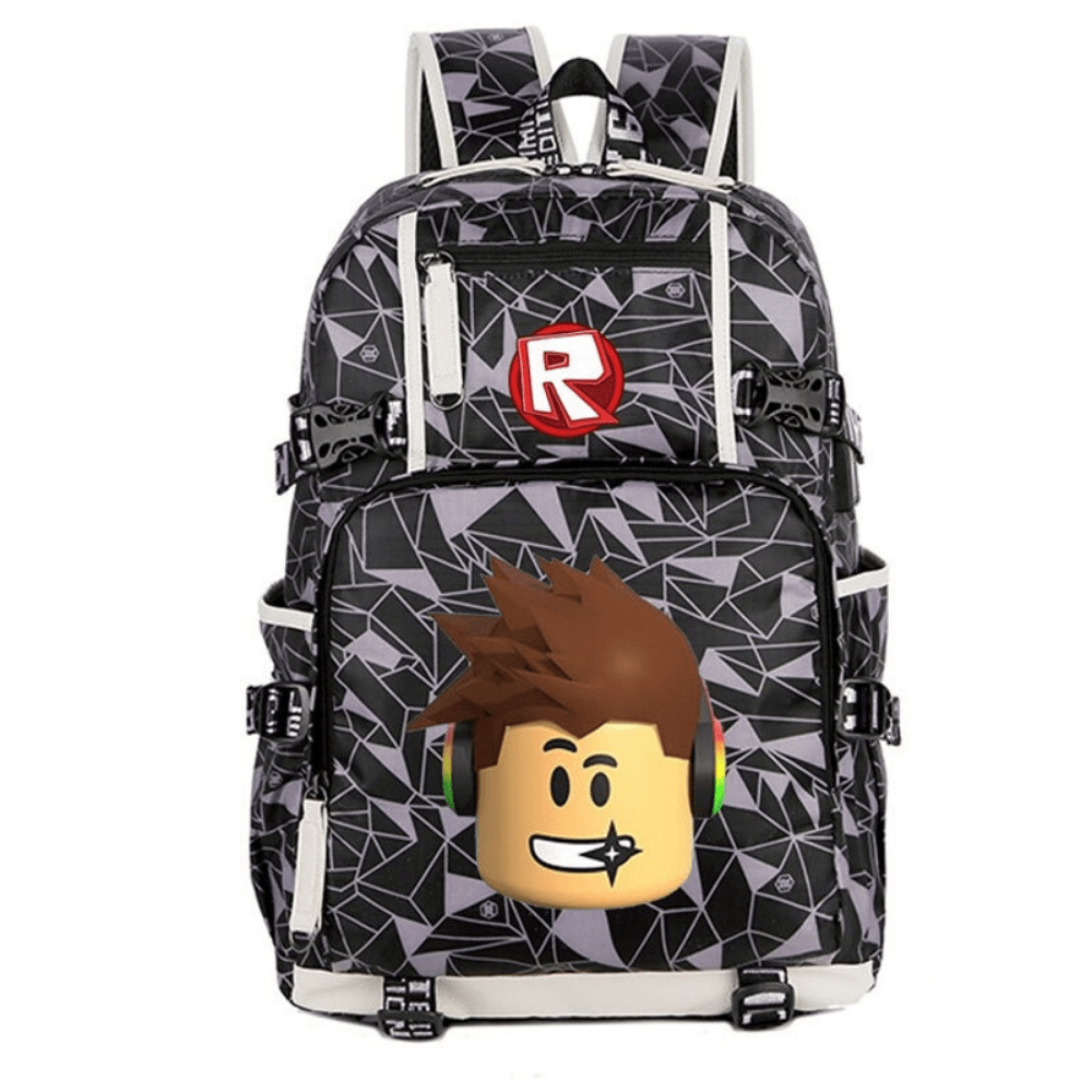 Kit Mochila, Necessaire, Lancheira e Estojo Roblox 4 Peças