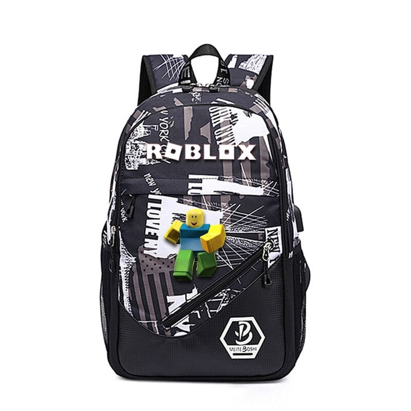 Mochila Roblox Escolar Infantil Mochila Estudante Masculino Menino