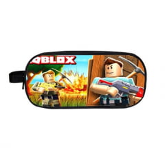 Estojo Escolar Duplo Roblox - Feminino e masculino