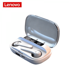 Fone de Ouvido Lenovo Sem Fio Bluetooth 5.1 QT81 + 1 fone com fio 