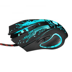 Mouse gamer 6D 6 botões com fio de 3200 dpi com LED óptical profissional