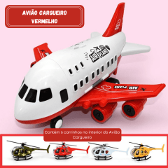 Avião Cargueiro de Brinquedo Air Plane 3.0 