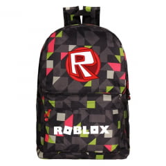 Mochila infantil  tema Roblox  para crianças com faixa etária de 5 a 13 anos