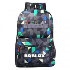 Mochila infantil  tema Roblox  para crianças com faixa etária de 5 a 13 anos