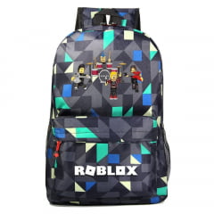 Mochila infantil  tema Roblox  para crianças com faixa etária de 5 a 13 anos