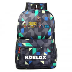 Mochila infantil  tema Roblox  para crianças com faixa etária de 5 a 13 anos