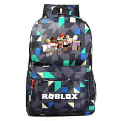 Mochila infantil  tema Roblox  para crianças com faixa etária de 5 a 13 anos