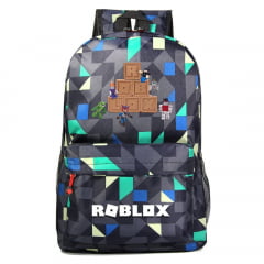 Mochila infantil  tema Roblox  para crianças com faixa etária de 5 a 13 anos