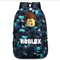 Mochila infantil  tema Roblox  para crianças com faixa etária de 5 a 13 anos