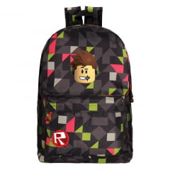 Mochila infantil  tema Roblox  para crianças com faixa etária de 5 a 13 anos