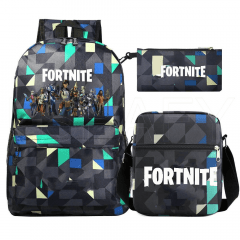 Kit Escolar Fornite Battle Royale - Mochila, Necessaire e Estojo 