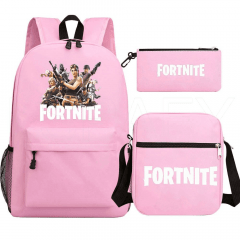 Kit Escolar Fornite Battle Royale - Mochila, Necessaire e Estojo 