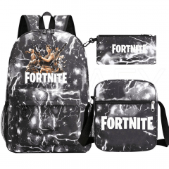 Kit Escolar Fornite Battle Royale - Mochila, Necessaire e Estojo 