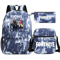 Kit Escolar Fornite Battle Royale - Mochila, Necessaire e Estojo 