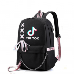 Mochila Infantil Escolar Feminina Tik Tok USB