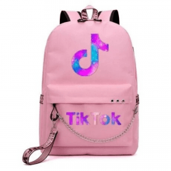 Mochila Infantil Escolar Feminina Tik Tok USB