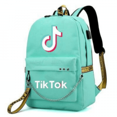 Mochila Infantil Escolar Feminina Tik Tok USB