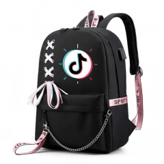 Mochila Infantil Escolar Feminina Tik Tok USB