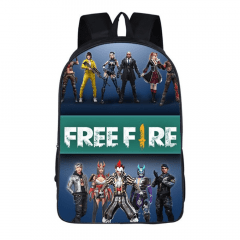 Mochila infantil escolar Free Fire feminina e masculina