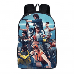 Mochila infantil escolar Free Fire feminina e masculina