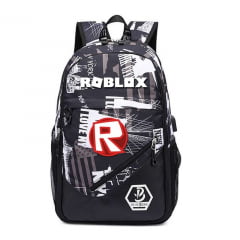 Mochila Roblox USB infantil feminina e masculina 2021