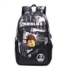 Mochila Roblox USB infantil feminina e masculina 2021