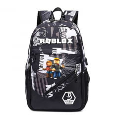 Mochila Roblox USB infantil feminina e masculina 2021