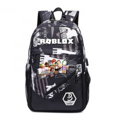 Mochila Roblox USB infantil feminina e masculina 2021