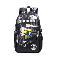 Mochila Roblox USB infantil feminina e masculina 2021