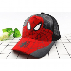 Boné Homem Aranha Infantil Aba Curva